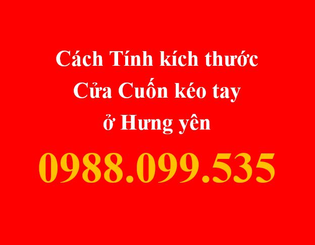 cách tính kích thước cửa cuốn tấm liền