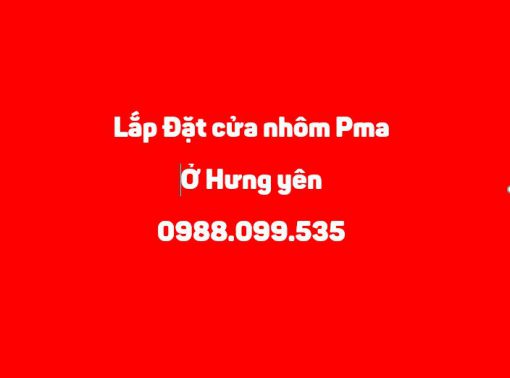 lắp đặt cửa nhôm ở hưng yên